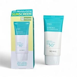 NEW Scinic Super Mild Sun Essence Hydrating Sunscreen Korean Skincare 1.69 fl oz